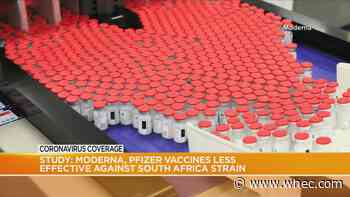 Study: Pfizer, Moderna could be 'far less effective' against South African strain