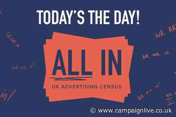 It’s ‘All In’ census day: Industry leaders urge adlanders to take part