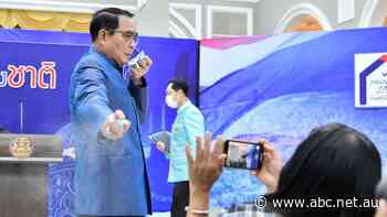 Thai Prime Minister turns his hand sanitiser on journalists to duck tough questions