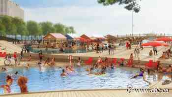 Plan to revamp Toronto's eastern waterfront could include a floating restaurant and swimming pools