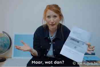 Linde Merckpoel wijst de weg naar vaccinatiecentrum ZORA - Gazet van Antwerpen