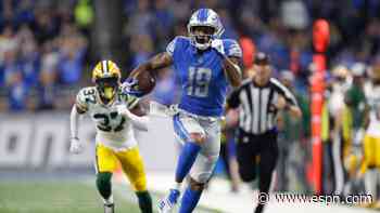 Understanding why the Lions didn't franchise tag receiver Kenny Golladay