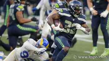 Source: Seattle won't franchise-tag RB Carson