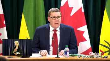 Saskatchewan Premier Moe announces relaxed COVID-19 restrictions with expanded household gatherings