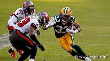Packers don't place franchise tag on RB Jones