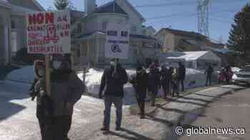 Saint-Bruno residents protest plans for a crematorium development | Watch News Videos Online - Globalnews.ca