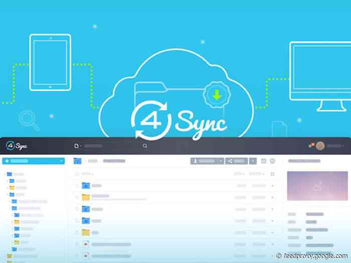 Save 75% on the 4Sync Premium 1TB Cloud Storage: 1-Year Subscription