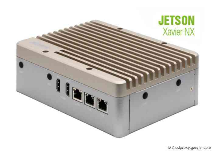 AAEON BOXER-8253AI NVIDIA Jetson Xavier powered AI Edge fanless mini PC