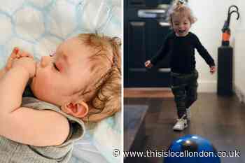 Wimbledon boy, 2, makes strides after life-changing surgery