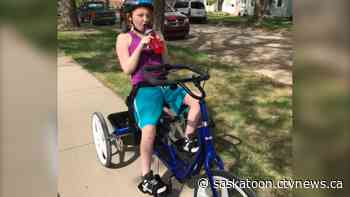 Child's adaptive 'super bike' stolen from Saskatoon family hit by devastating house fire - CTV News Saskatoon