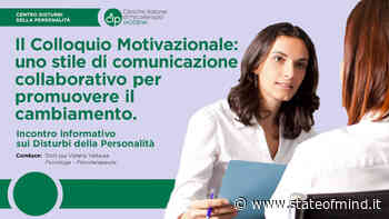 Colloquio motivazionale in psicoterapia -Report dal webinar di CIP Modena - State of Mind