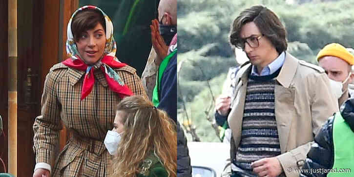 Lady Gaga & Adam Driver Film More 'House of Gucci' Scenes in Milan