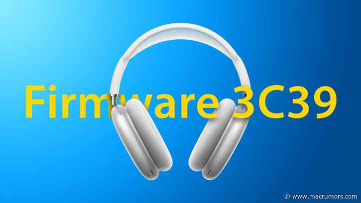 Apple Releases New '3C39' AirPods Max Firmware