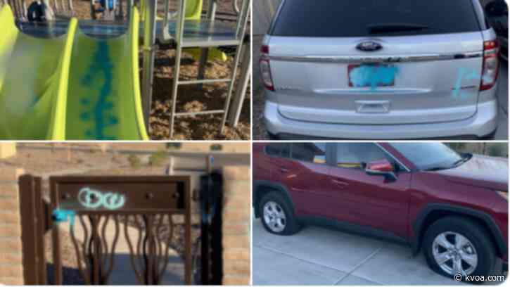 Police seek information in vandalism case in Oro Valley