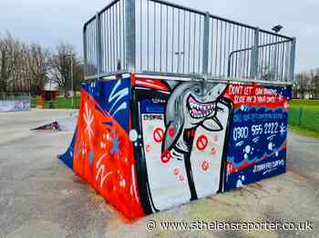 Graffiti art project raises awareness of loan sharks in St Helens - St Helens Reporter