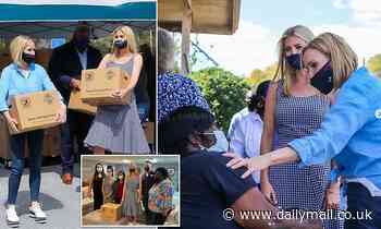Ivanka Trump hands out over 1,300 boxes of food in Florida for Farmers to Family charity - Daily Mail