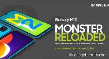 Samsung Galaxy M12 India Launch Today at 12 Noon: How to Watch Livestream, Expected Price, Specifications