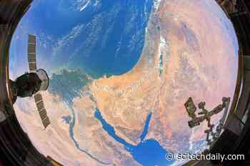 Fisheye Over Sinai: Capturing the Intersection of Two Continents From Space