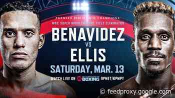 David Benavidez already at 168 ahead of Friday’s weigh-in