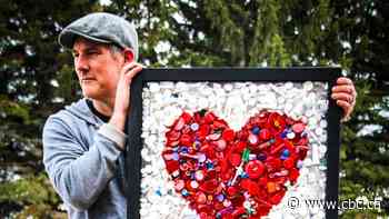 Saskatoon ICU nurse creates COVID-inspired art with vaccine-vial caps