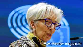 Europäische Zentralbank: Christine Lagarde zieht Tempo bei Anleihenkäufe an