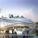 Fish skeleton inspires Vincent Callebaut Architectures’s Parisian garden footbridge design
