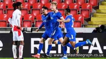 Filip Helander leveller gives Rangers advantage over Slavia Prague