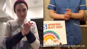 Slow clap protest more subdued than previous NHS applause, but ‘just first step’