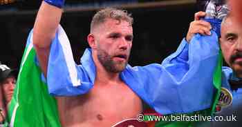 Billy Joe Saunders sparring for Belfast boxer Caoimhin Agyarko - Belfast Live