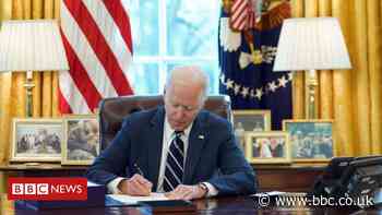 Covid stimulus: Biden signs $1.9tn relief bill into law
