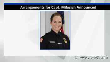Town of Tonawanda PD announces wake arrangements for Capt. Milosich