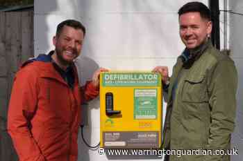 Life saving defibrillator installed at The Manna House in Penketh
