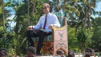 Prince William & Kate Carried on Thrones by People of Color in 2012