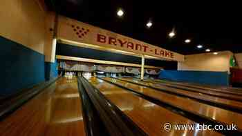The drone's-eye view of a bowling alley that went viral