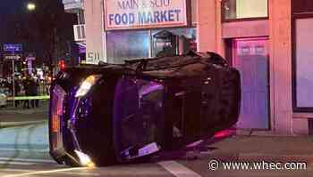 Three children involved in rollover crash on East Main and Scio Streets