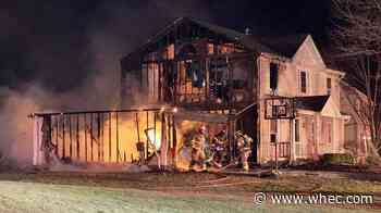 Penfield home heavily damaged in fire on Edenfield Road