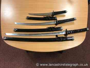 More than 1,100 knives - including several machetes - surrendered in this East Lancashire town