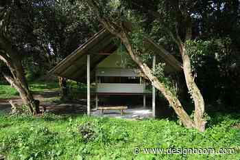 bangkok tokyo architecture uses recycled industrial materials to construct cabin for rice farmers in thailand - Designboom