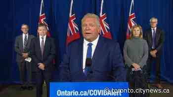 Toronto, Peel staying in lockdown, restrictions on weddings, funerals, church services revised - CityNews Toronto