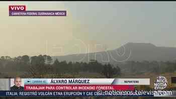 Sofocan incendio en la carretera México-Cuernavaca - Noticieros Televisa