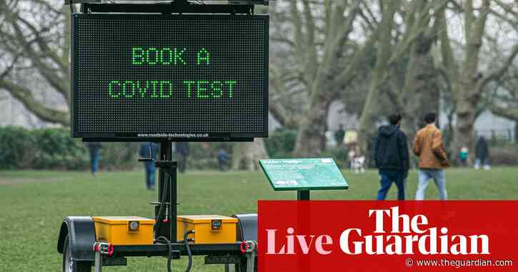 Coronavirus live news: UK records a further 121 Covid deaths and 5,534 cases; Germany warns cases could hit Christmas peak by April