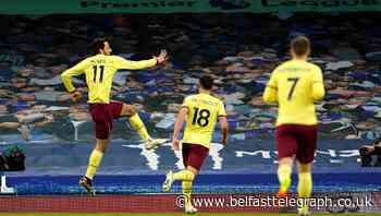 Everton suffer Champions League blow with defeat to Burnley