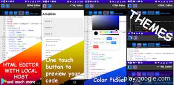 HTML Editor with Localhost - Android HTML Editor with local server