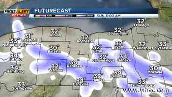 First Alert Weather: Chilly with a few snow showers Sunday