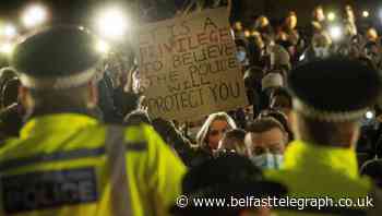 Met Police criticised for ‘deeply disturbing’ clashes at Sarah Everard vigil