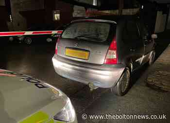 Car on false registration plates seized in Bolton