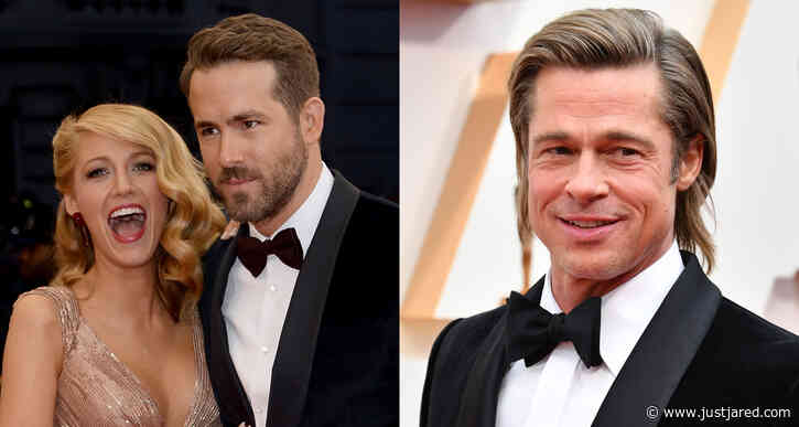 Blake Lively Jokes Ryan Reynolds 'Didn't Invite' Her to Meet Brad Pitt on 'Deadpool 2' Set
