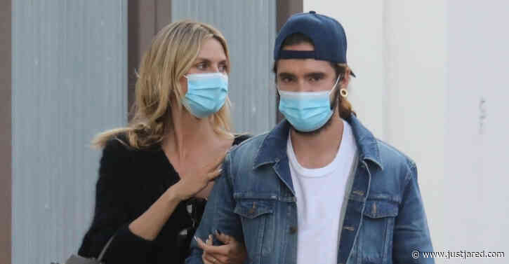 Heidi Klum Holds On Close to Hubby Tom Kaulitz While Out in Malibu