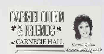 Carmel Quinn, Irish Singer and Storyteller, Dies at 95