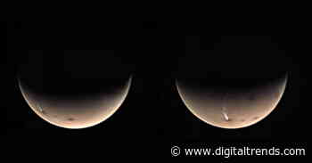 Mars webcam reveals the secrets of this enormous, elongated cloud